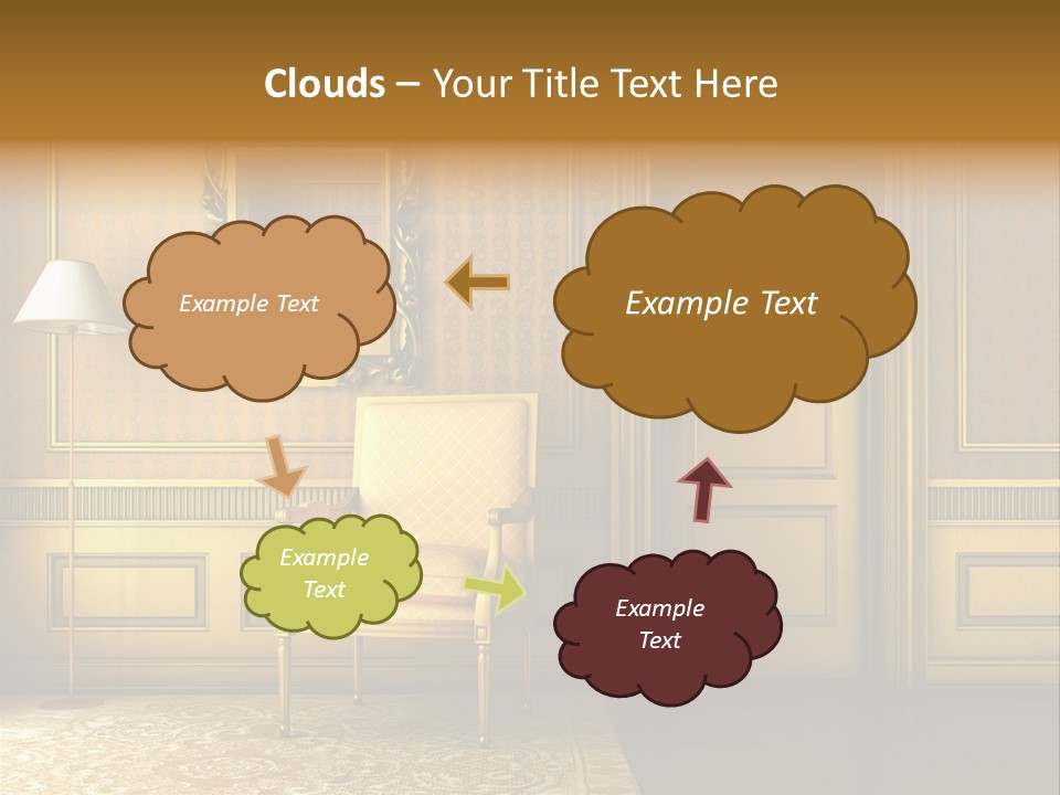 Nobility Room Wall PowerPoint Template