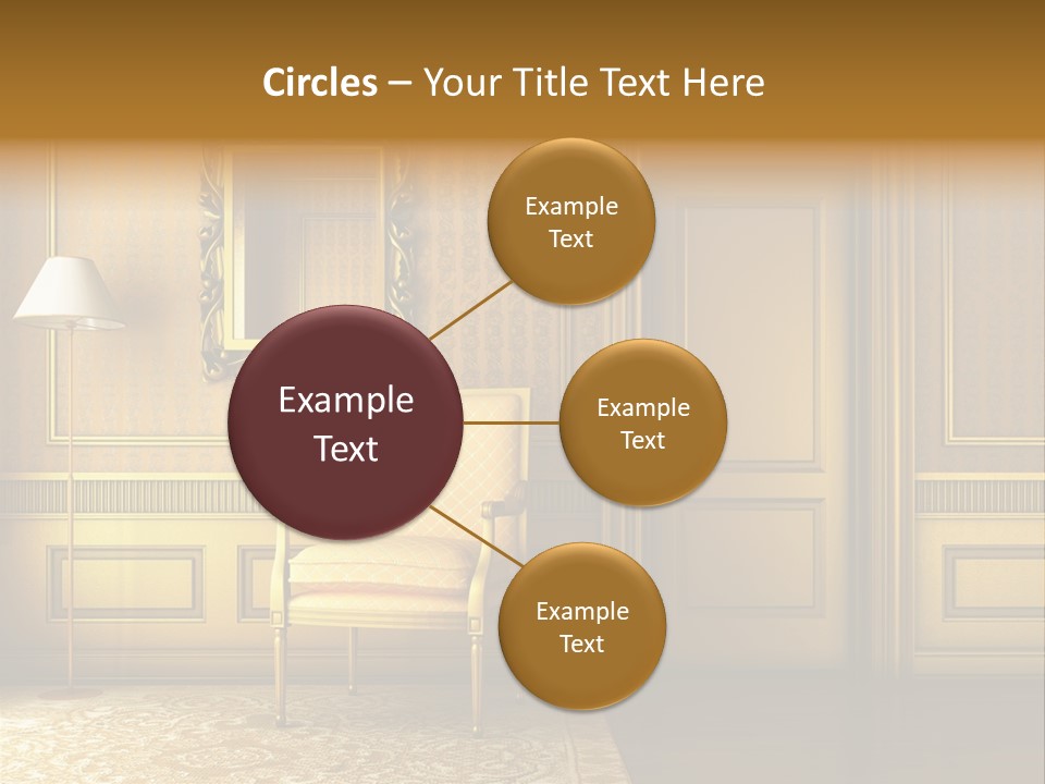 Nobility Room Wall PowerPoint Template