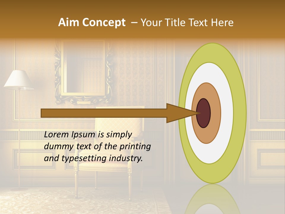 Nobility Room Wall PowerPoint Template