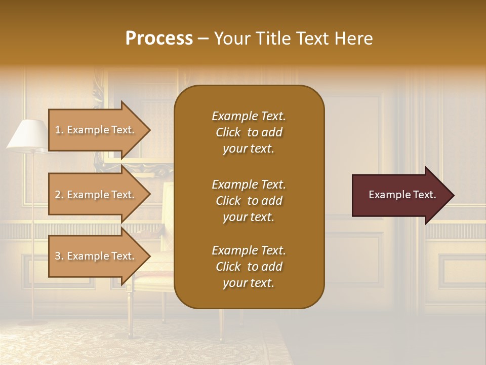 Nobility Room Wall PowerPoint Template