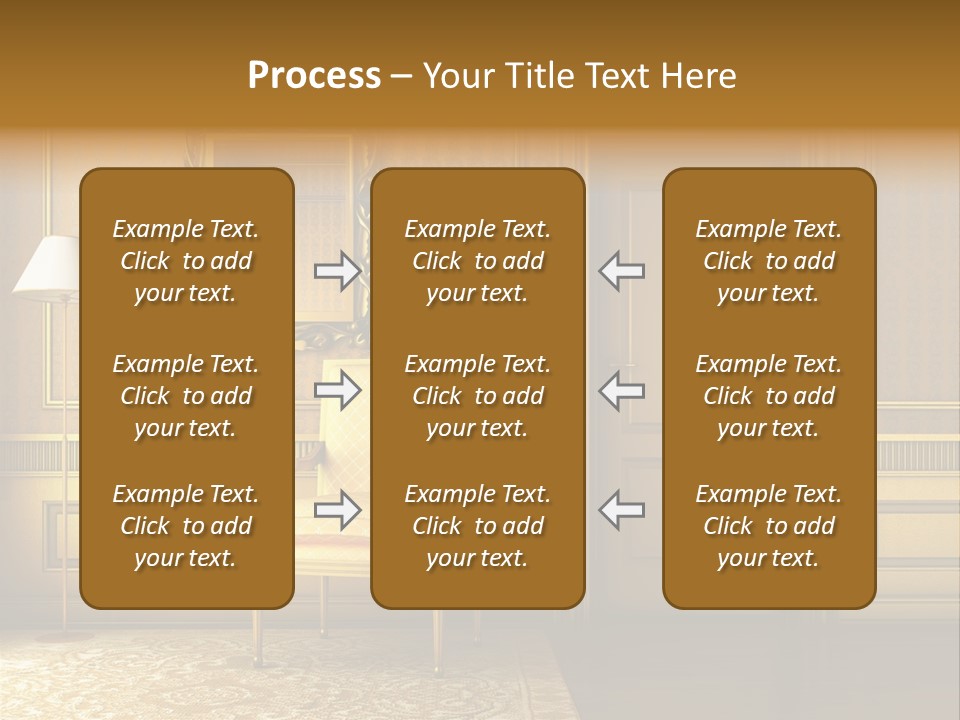 Nobility Room Wall PowerPoint Template