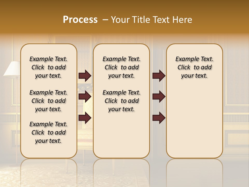 Nobility Room Wall PowerPoint Template
