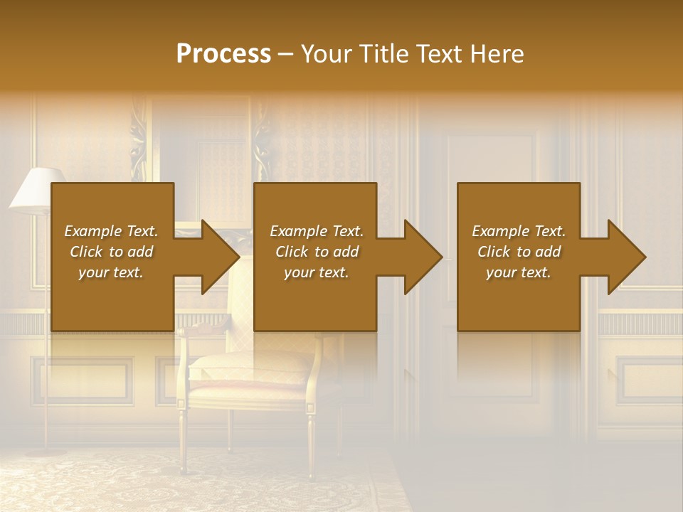 Nobility Room Wall PowerPoint Template
