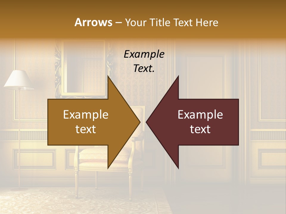 Nobility Room Wall PowerPoint Template