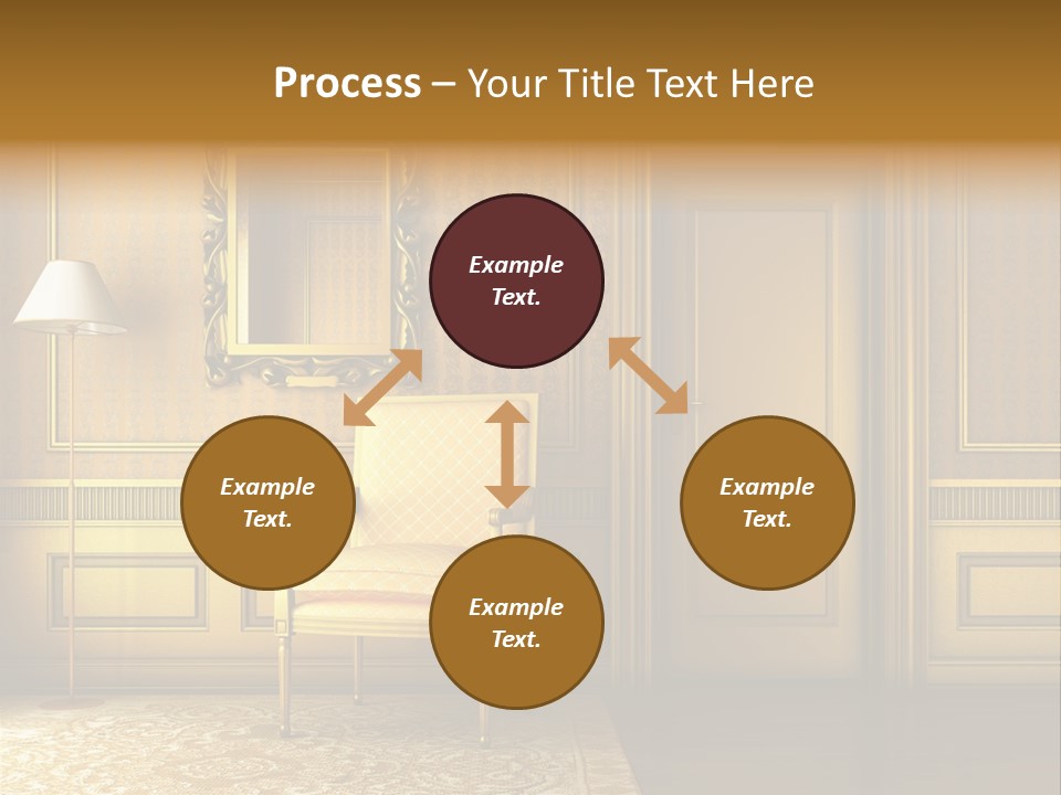 Nobility Room Wall PowerPoint Template