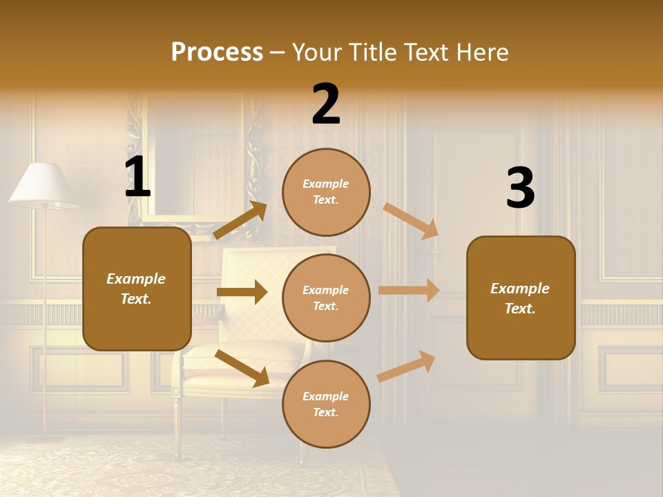 Nobility Room Wall PowerPoint Template