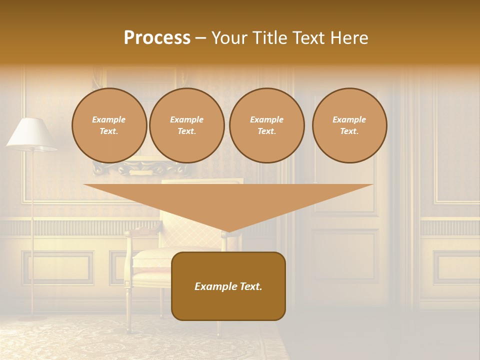 Nobility Room Wall PowerPoint Template