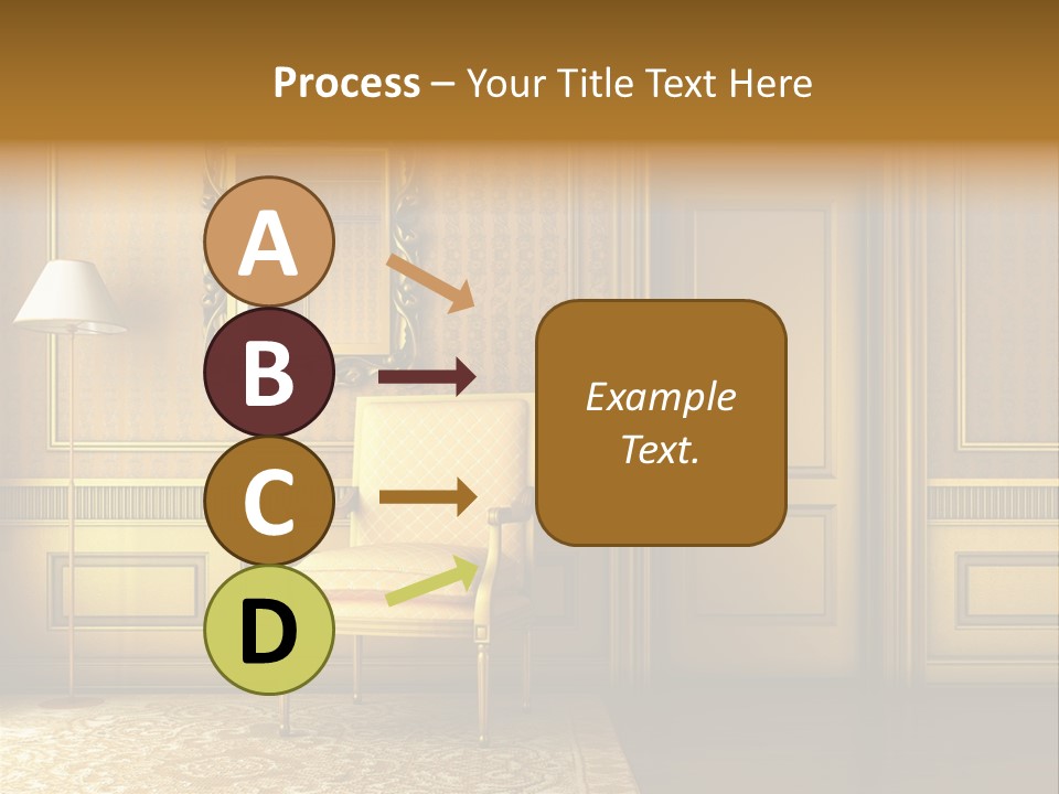 Nobility Room Wall PowerPoint Template