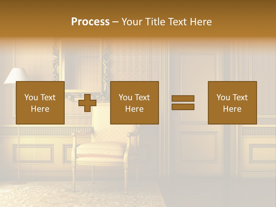 Nobility Room Wall PowerPoint Template