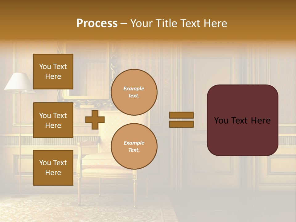 Nobility Room Wall PowerPoint Template