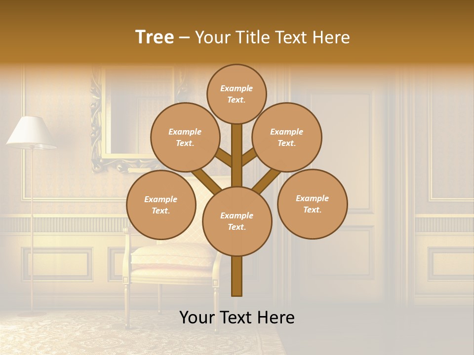 Nobility Room Wall PowerPoint Template
