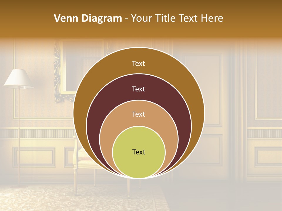 Nobility Room Wall PowerPoint Template