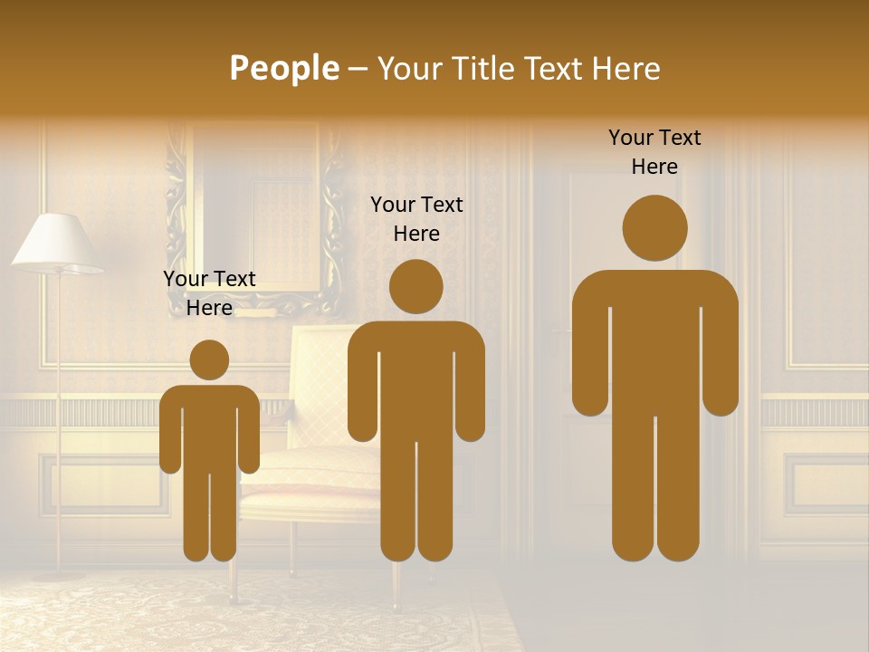 Nobility Room Wall PowerPoint Template