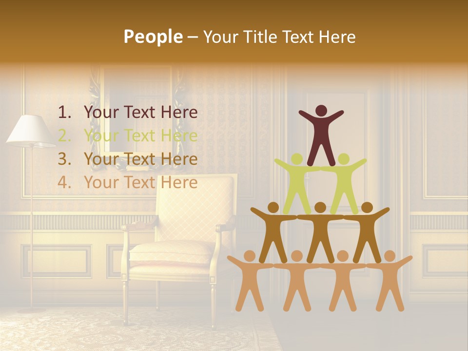 Nobility Room Wall PowerPoint Template
