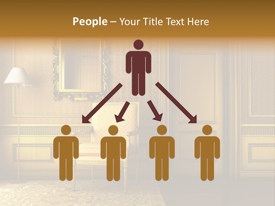 Nobility Room Wall PowerPoint Template