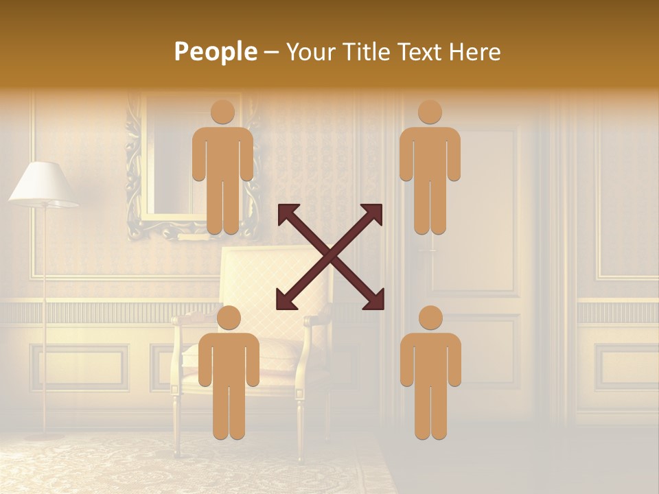 Nobility Room Wall PowerPoint Template