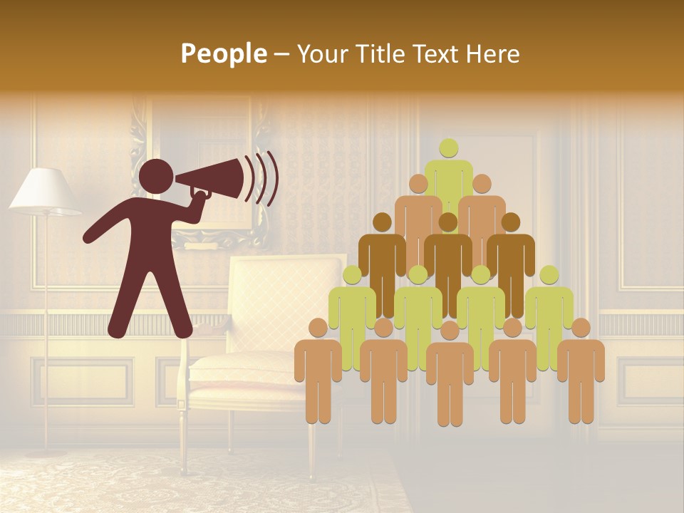 Nobility Room Wall PowerPoint Template