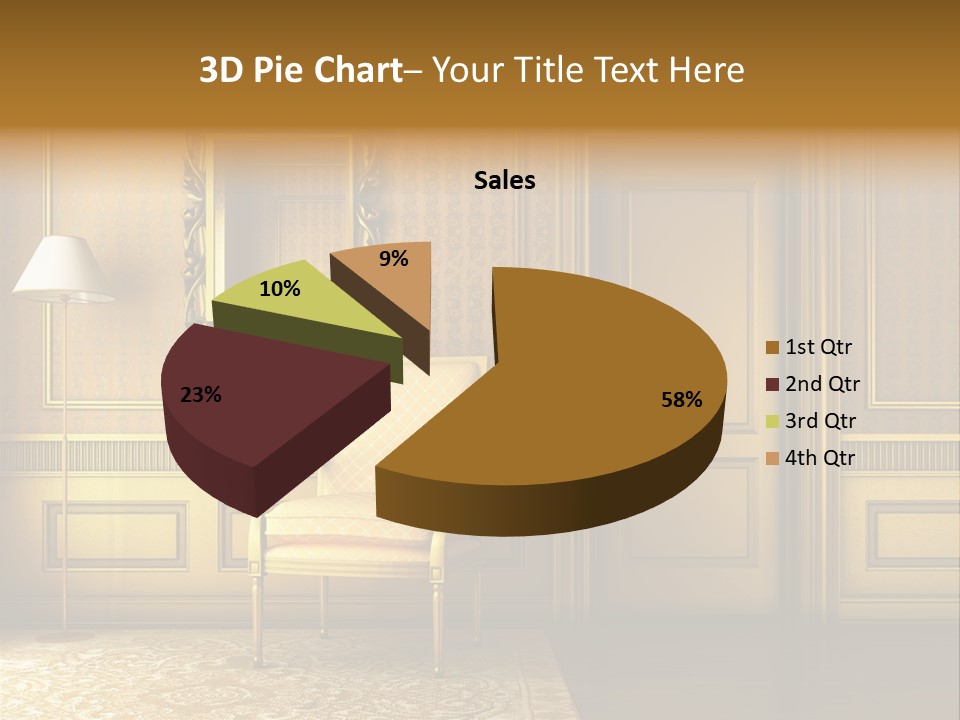 Nobility Room Wall PowerPoint Template