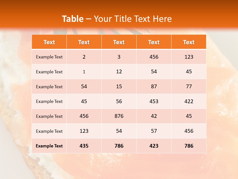 Serve Butter Prepared PowerPoint Template