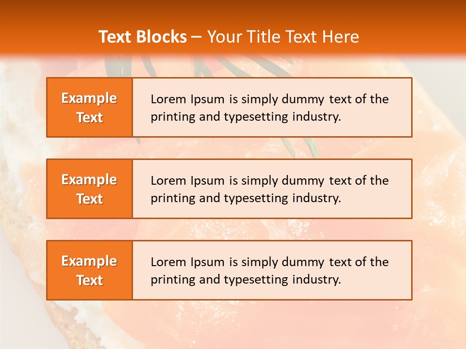 Serve Butter Prepared PowerPoint Template