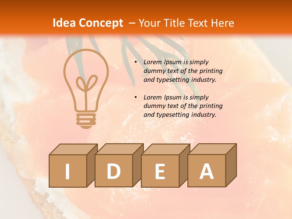 Serve Butter Prepared PowerPoint Template