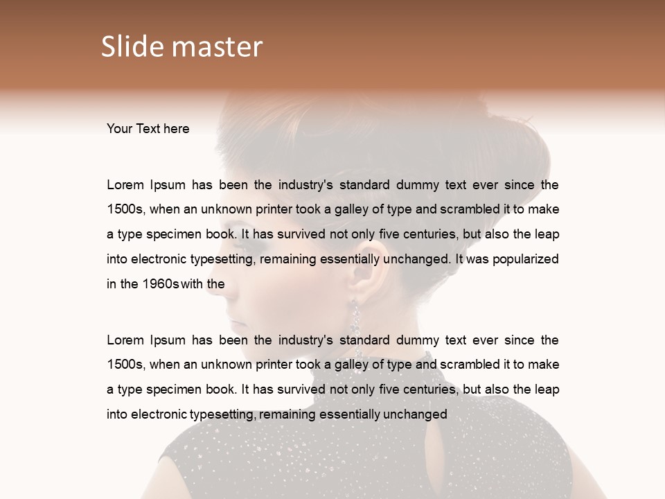 Sunset Yellow Bush PowerPoint Template