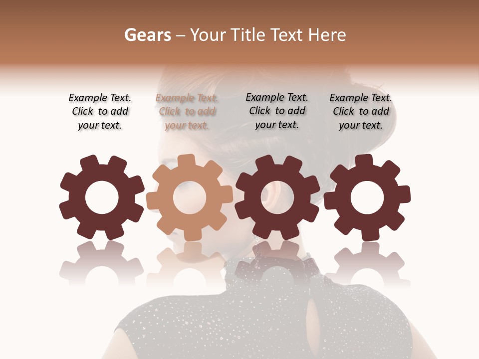 Sunset Yellow Bush PowerPoint Template