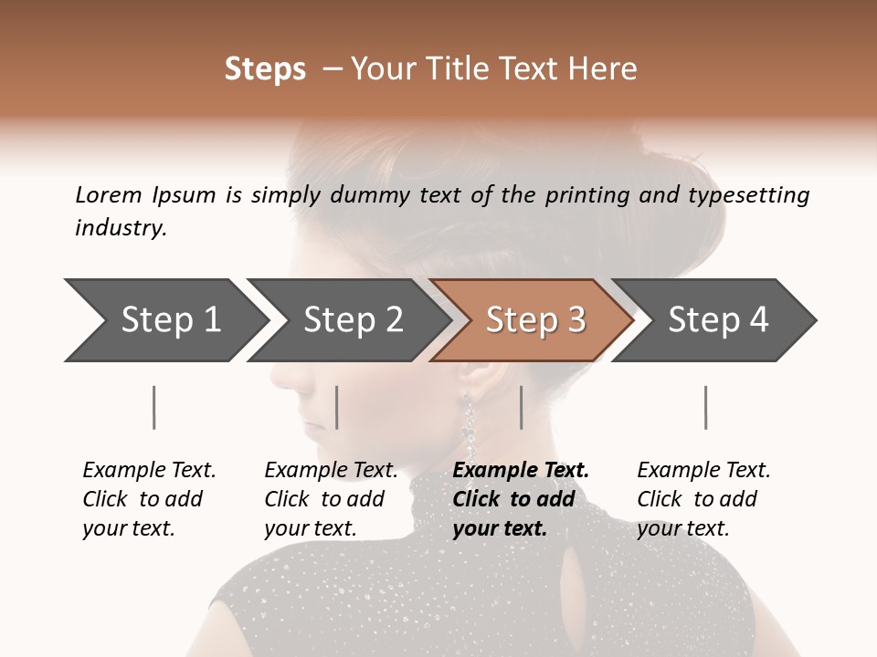 Sunset Yellow Bush PowerPoint Template