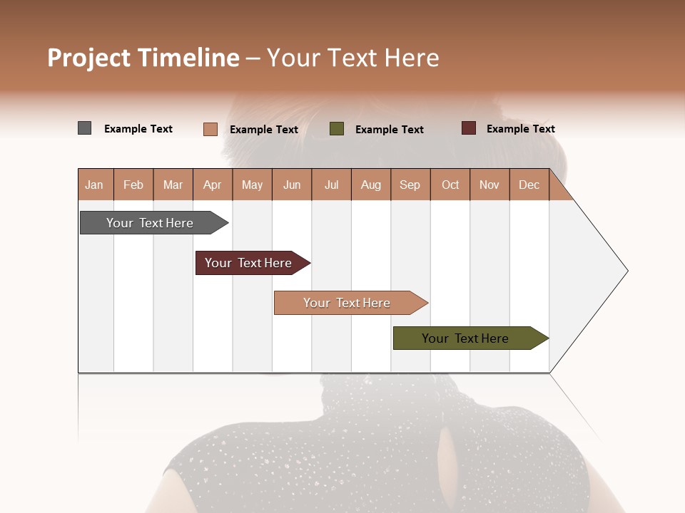 Sunset Yellow Bush PowerPoint Template