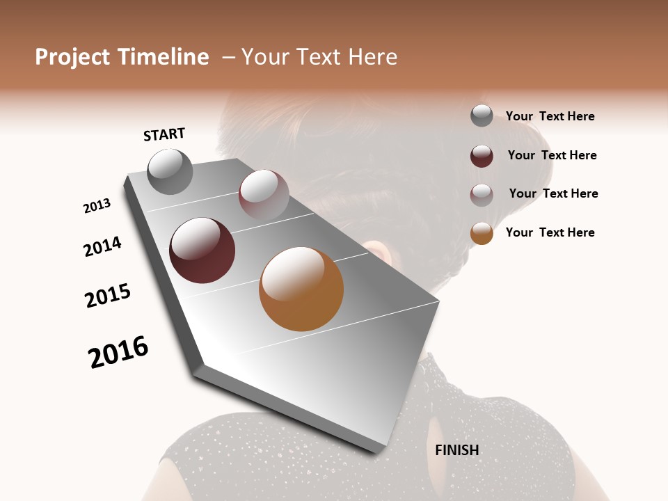 Sunset Yellow Bush PowerPoint Template