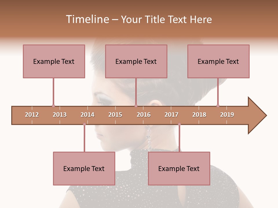 Sunset Yellow Bush PowerPoint Template