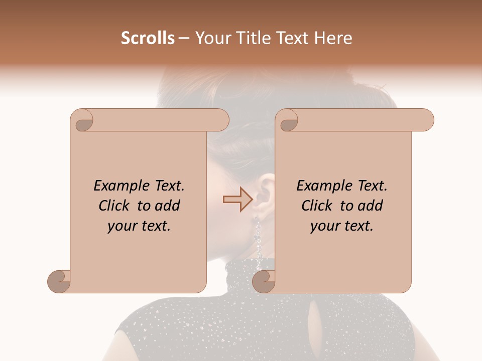 Sunset Yellow Bush PowerPoint Template