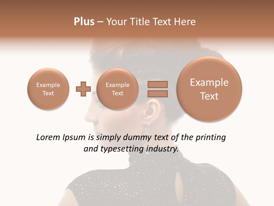 Sunset Yellow Bush PowerPoint Template