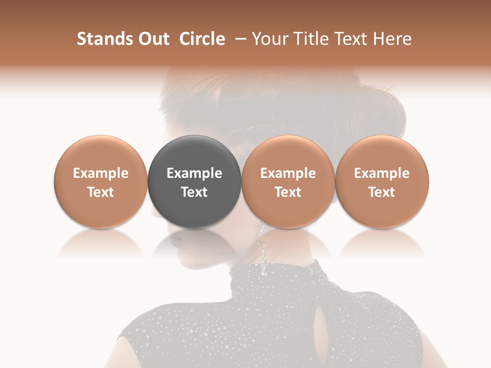 Sunset Yellow Bush PowerPoint Template