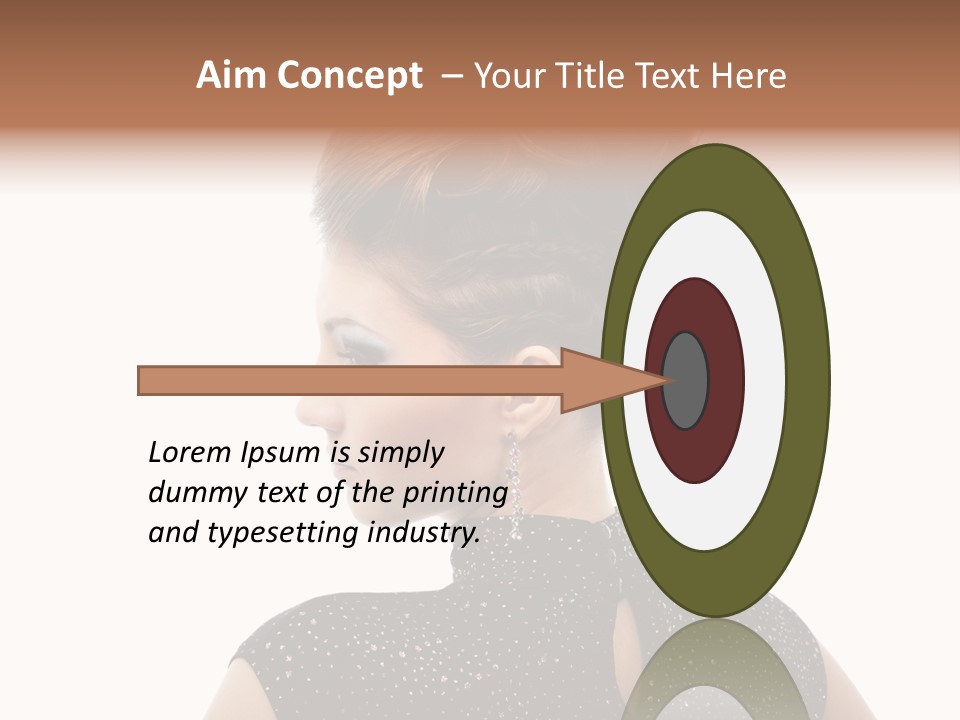 Sunset Yellow Bush PowerPoint Template