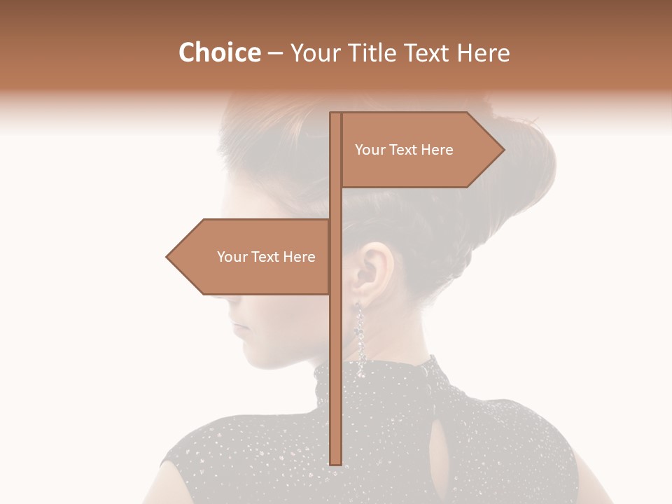 Sunset Yellow Bush PowerPoint Template