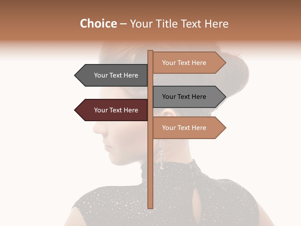 Sunset Yellow Bush PowerPoint Template