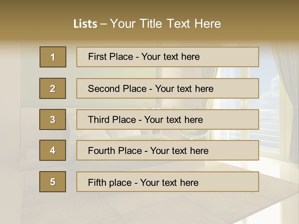 Residence Contemporary Modern PowerPoint Template