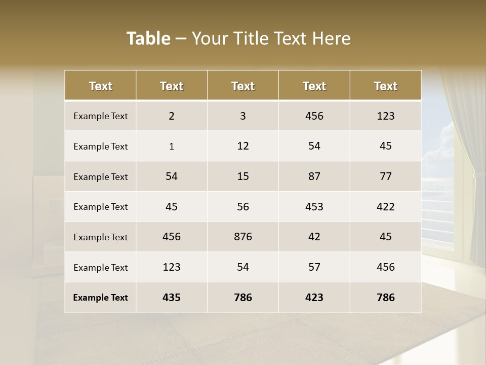 Residence Contemporary Modern PowerPoint Template