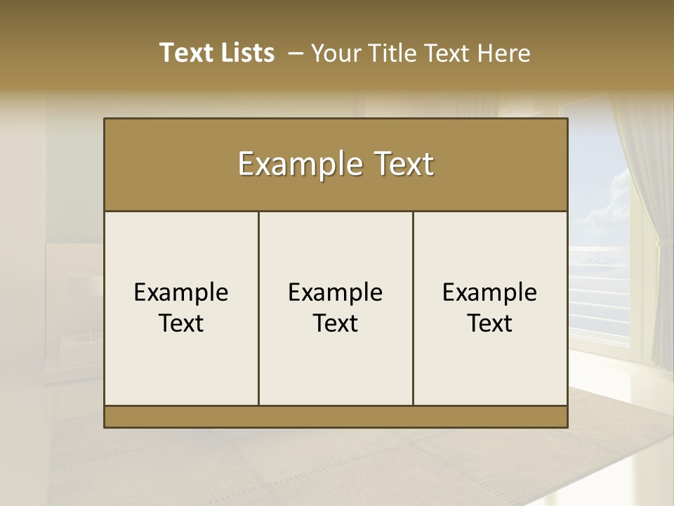 Residence Contemporary Modern PowerPoint Template