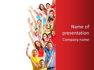 Smiling Message Fashion PowerPoint Template