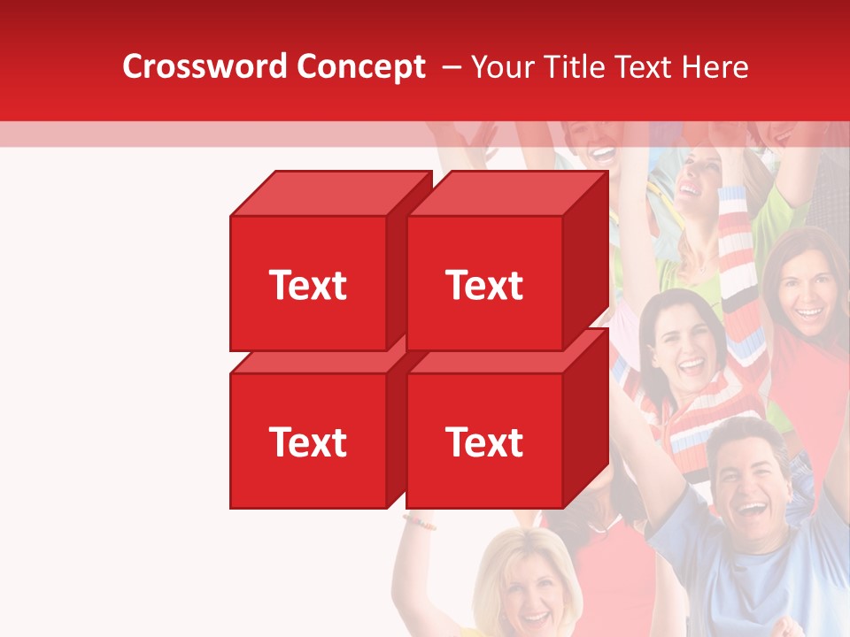 Smiling Message Fashion PowerPoint Template