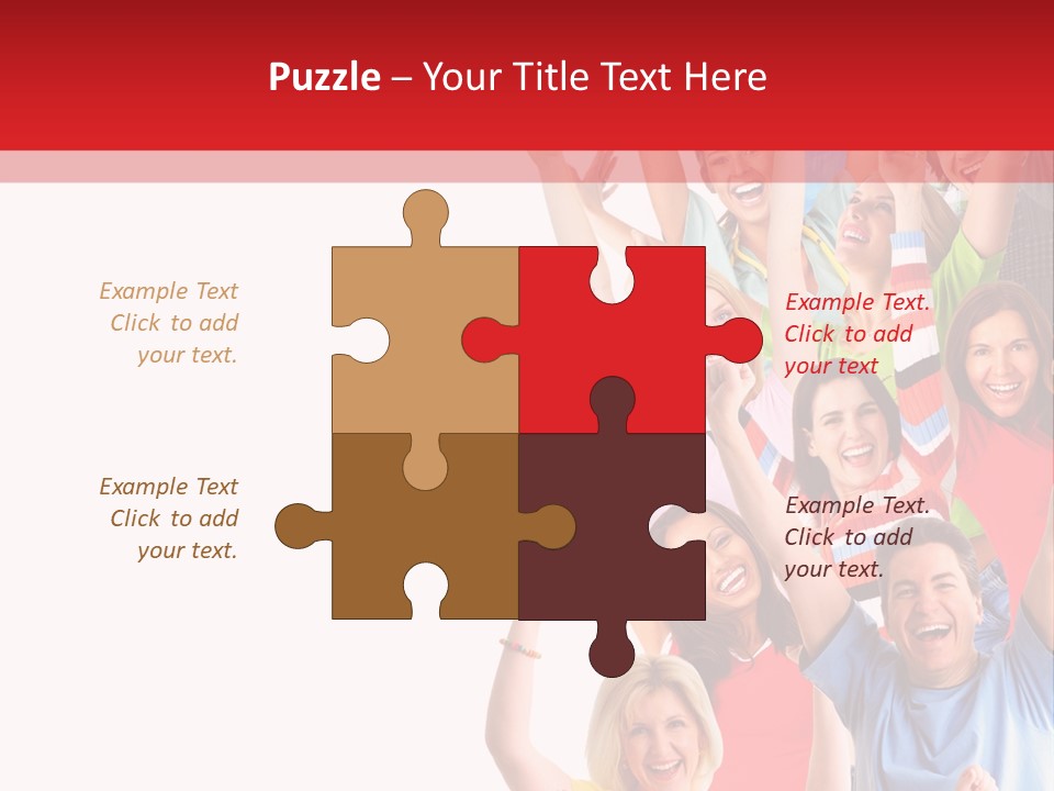 Smiling Message Fashion PowerPoint Template