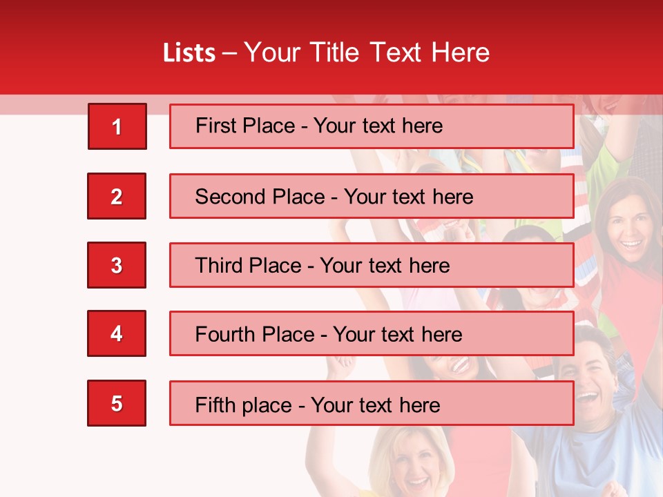 Smiling Message Fashion PowerPoint Template