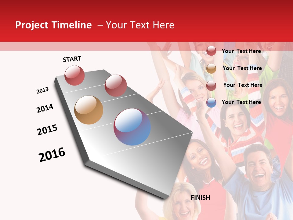 Smiling Message Fashion PowerPoint Template