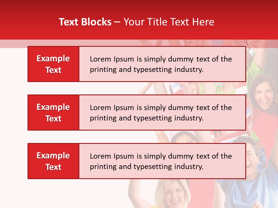 Smiling Message Fashion PowerPoint Template