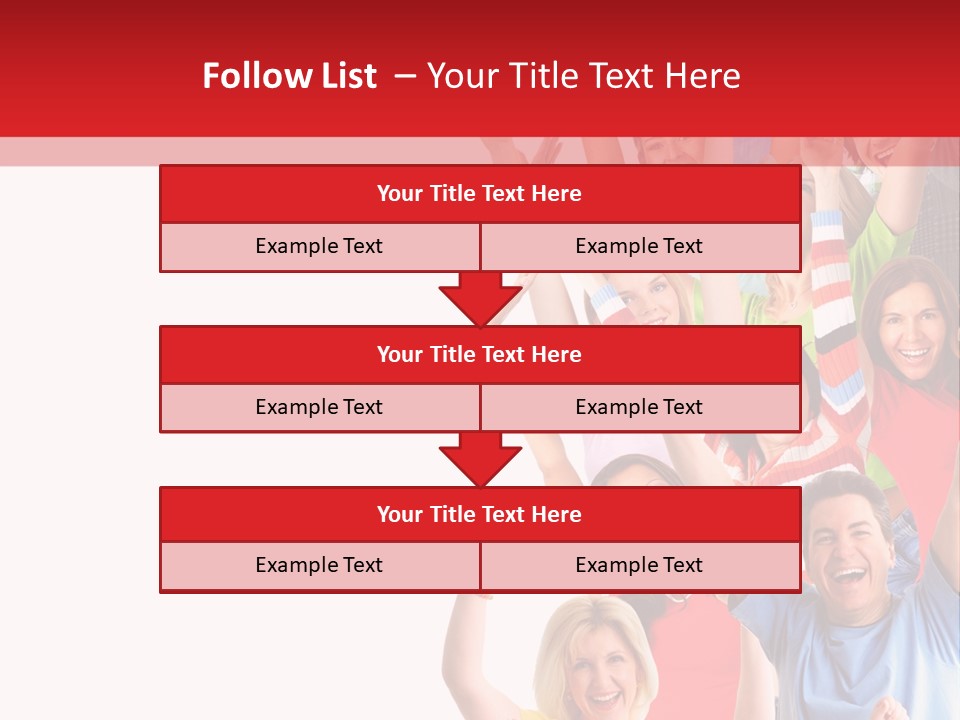 Smiling Message Fashion PowerPoint Template