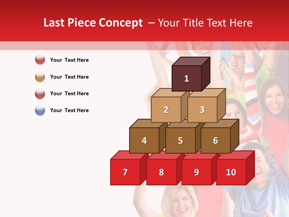 Smiling Message Fashion PowerPoint Template