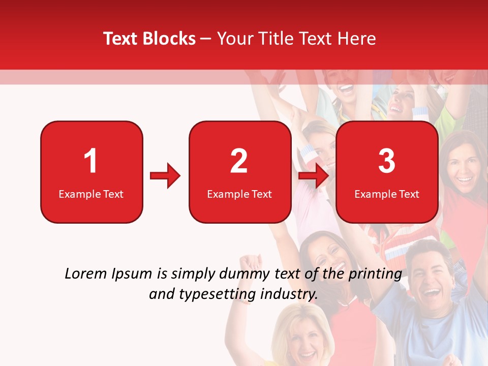 Smiling Message Fashion PowerPoint Template