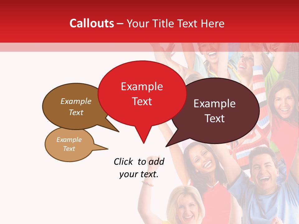 Smiling Message Fashion PowerPoint Template